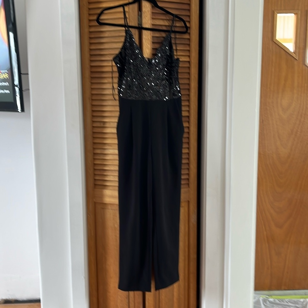 Sequin top romper